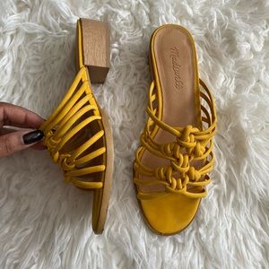 Madewell the Dakota Sandal - Warm Honeysuckle